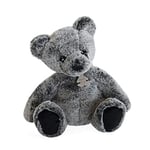 Histoire d'Ours - Grande Peluche Ours - Collection Sweety Mousse - 40cm - Anthracite - Idée Cadeau de Naissance Bébé - Avec Boîte Cadeau - Peluche Toute Douce pour Enfants pour les Câlins - HO3019