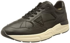 Guess Homme Imola Chaussure de Gymnastique, Noir, 43 EU