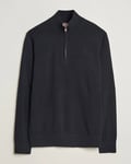 Morris Riley Cotton Half Zip Dark Blue