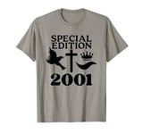 Year Of Birth 2001 Birthday Design Vintage Born In 2001 T-Shirt