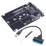 Adaptateur MSATA ¿¿ Sata M2 M.2 SSD ¿¿ La Carte Adaptateur Sata MSATA M.2 M2 NGF F Vers USB Convertisseur Pour MSATA + ADAPTATEUR HDD 2 2 2 Sur 1