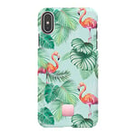 Happy Plugs 9323 iPhone XS Max Case, Pink Flamingos