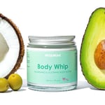 WildMint Body Whip Natural Body Butter | Ultra-Hydrating Body Cream for Skin Soft & Smooth | Shea Butter Hydrates & Boost Collagen for Dry, Damaged Skin| UK Made Vegan & Cruelty-Free Skincare | 120ml