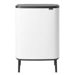 Brabantia Bo touch bin high 60 L Vit