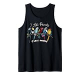 I Like Parrots & Like Three People Funny Exotic Bird Lover Tank Top