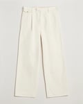 Auralee Washed Finx Chinos Ivory