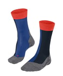 FALKE Men's TK2 Explore M SO Wool Functional Yarn Thick Anti-Blister 1 Pair Hiking Socks, Blue (Space Blue 6116), 11-12.5