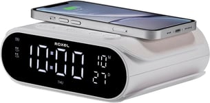 Alarm Clock With Fast Wireless Charging W/ Night Light - FREE SHIPPING - Roxel