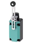 Siemens Sirius position switch metal enclosure 40 mm 1no /1nc rotary actuator right/left adjustable with adjustable-length metal lever 100 mm long and plastic roller 19 mm