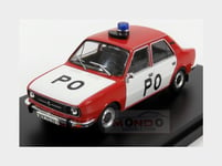 1:43 ABREX Skoda 105L P.O. Fire Engine Police 1977 Red White 143ABSX-723XL