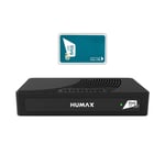 Humax Tivumax LT HD-3801S2 DVB-S2 Full HD Receveur avec Active Tivusat HD Karte