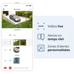 Netatmo Caméra de Surveillance Extérieure Intelligente avec Sirène 105dB,WiFi,Eclairage Intégré 12W,Détection des Mouvements,Visi