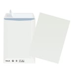 Raja Enveloppe blanche C5 - 162 x 229 mm sans fenêtre Fermeture autocollante Papier 90 g/m²