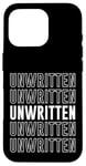 iPhone 16 Pro Unwritten Case