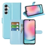 samsung Samsung Galaxy A25 5G PU Wallet Case LightBlue