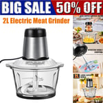 2L Electric Meat Grinder Mincer Mixer Blender Food Chopper Processor Blenders UK