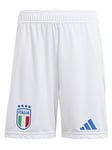 adidas Junior Italy Home Replica Short -white, White, Size 11-12 Years