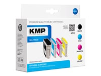 Kmp Multipack H71v - 4-Pack - Svart, Gul, Cyan, Magenta - Kompatibel - Blekkpatron (Alternativ For: Hp 940Xl, Hp C4906ae, Hp C4907ae, Hp C4908ae, Hp C4909ae) - For Hp Officejet Pro 8000, 8500, 8500 A909a, 8500A, 8500A A910a, 8500A A910d