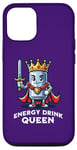 iPhone 12/12 Pro Energy Drink Queen Funny Can of Energy Drink Case