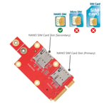 M.2 To Mini PCIE Adapter Converter Module With SIM Card Slot PC Laptop Acces XD