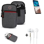 Holster + earphones for Motorola Moto G42 Belt Pouch