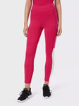 Venice Beach Clifia 7/8 Sports Leggings, Ruby Red/Virtual Pink