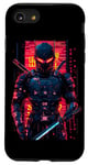 iPhone SE (2020) / 7 / 8 Robot Samurai Warrior Japanese Samurai Ninja Case