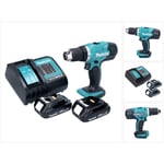 Makita DDF 453 SY Perceuse-visseuse sans fil 18 V 42 Nm + 2x batterie 1,3 Ah + chargeur