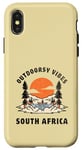 Coque pour iPhone X/XS Outdoorsy Vibes Vacances en Afrique du Sud