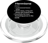 Hermione Définition du nom Dictionnaire amusant PopSockets PopGrip pour MagSafe