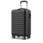 NUMADA - Valise Cabine 55x36x19cm (31L) Upfly XS à 4 roulettes et Serrure à Combinaison. Bagage Cabine Ultra Légère Résistant à l Eau | Noir