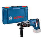 Bosch Professional 18V System Perforateur Sans-Fil GBH 18V-28 D (KickBack Control, avec chiffon de nettoyage, poignée auxiliaire, jauge de profondeur, calage, XL-BOXX, sans batterie/chargeur)