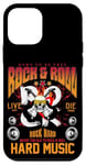 Coque pour iPhone 12 mini Rock and Roll Graphic Tees - I Love Rock N' Roll Designs