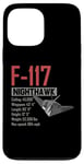 Coque pour iPhone 13 Pro Max Bombardier furtif américain F117 Nighthawk