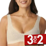 Sloggi BH ZERO Feel Lace 2.0 Bralette Creme X-Large Dam