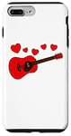 Coque pour iPhone 7 Plus/8 Plus Guitare Saint Valentin, Musicien Guitariste Acoustique