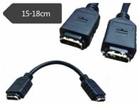 HDMI Female to HDMI Female Video Cable Connector Lead Cord 15cm 