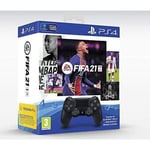 Manette Dual Shock 4 Noir V2 + Fifa 21 + Points Fut + Abonnement Ps+ 14 Jours pour PS4