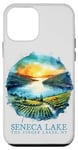 iPhone 12 mini Seneca Lake Sunset Vineyard Finger Lakes NY Nostalgic Art Case