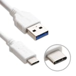 Câble USB Type-C Mâle vers Type-A Mâle Blanc 0,9m Pour Samsung Galaxy Note 7, Macbook Retina (2015) Huawei Google Nexus 6P, LG Google Nexus 5X, Microsoft Lumia 950/950 XL, Nokia N1, OnePlus 2