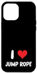 Coque pour iPhone 15 Plus I Love Jump Rope - Cœur - Jumping Jumping