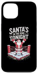 iPhone 13 Christmas Boxing Santa's In The Ring Tonight Case