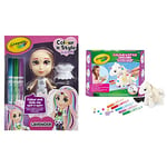 CRAYOLA Colour 'n' Style Friends: Lavender | Colour & Style Your Own Doll | For Kids Aged 3 Colour 'n' Style Unicorn | Colour Your Own Unicorn Again and Again | for Kids Aged 4+
