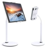 Tryone Tablet Stand, Gooseneck Tablet holder, 360 Degree Rotating Phone Holder Desk Stand, Flexible Desktop Tablet Stand for iPad, iPhone, Switch, Samsung Tab, 4.7-11" Devices and All Smartphones
