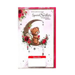 Simon Elvin With Love A Very Special Sister Crescent Moon Christmas Card (Pack of 6)