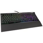 CORSAIR Gaming K70 RGB MK.2 LOW PROFILE RAPIDFIRE Mechanical - Clavier - backlit - USB - Allemand - commutateur : CHERRY MX Low Profile RGB Speed - aluminium anodisé