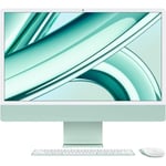Apple - 24" - iMac Retina 4,5K (2023) - Puce Apple M3 - RAM 8Go - Stockage 256Go - GPU 8 coeurs - Vert