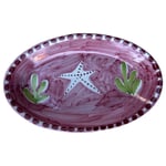 Piccola Home-Amalfi Serveringsfad 26 cm, Rosa