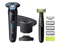 Philips Shaver Series 7000 S7783 - Rakapparat - Sladdlös - Svart - Med Trimmer