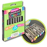 Imagination Starters Crayons à Craie, Rouge, Orange, Jaune, Vert, Bleu, Rose, Brun Clair, Blanc, 8 Count (Pack of 1)